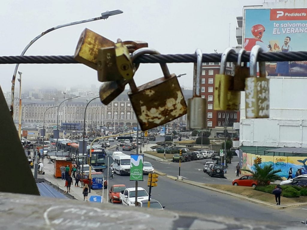 Los candados del amor Mar del Plata